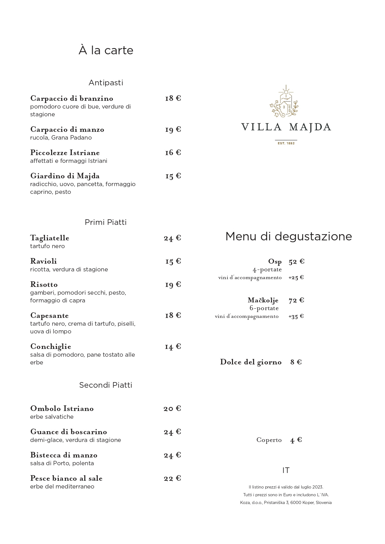 majda menu summer23 italian v1 page 0001